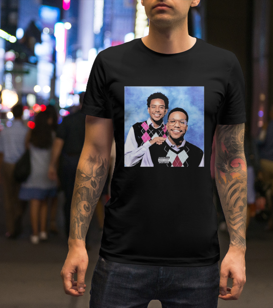 Anderson Paak Cordae Step Brothers Parody Album Cover T-Shirt