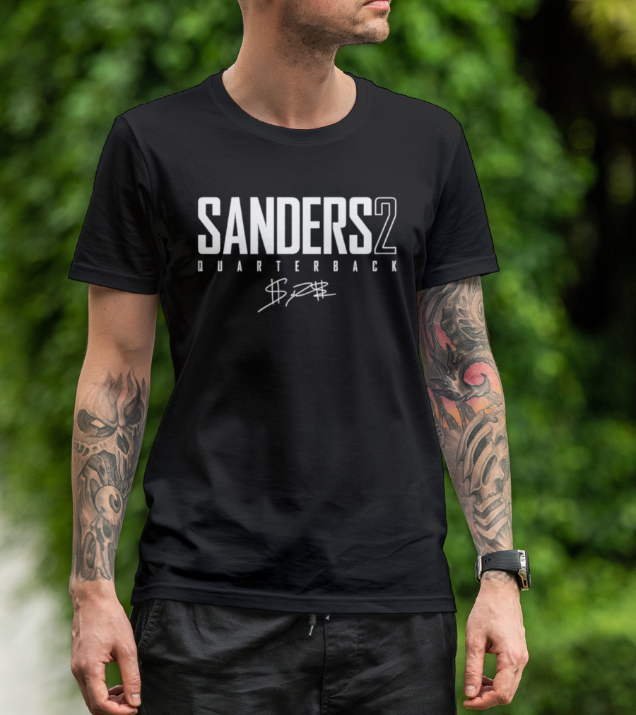 Sanders 2 Quarterback Signature T-Shirt