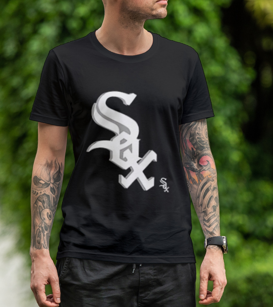 Chicago White Sox Cartoon 2 Sided Sox T-Shirt