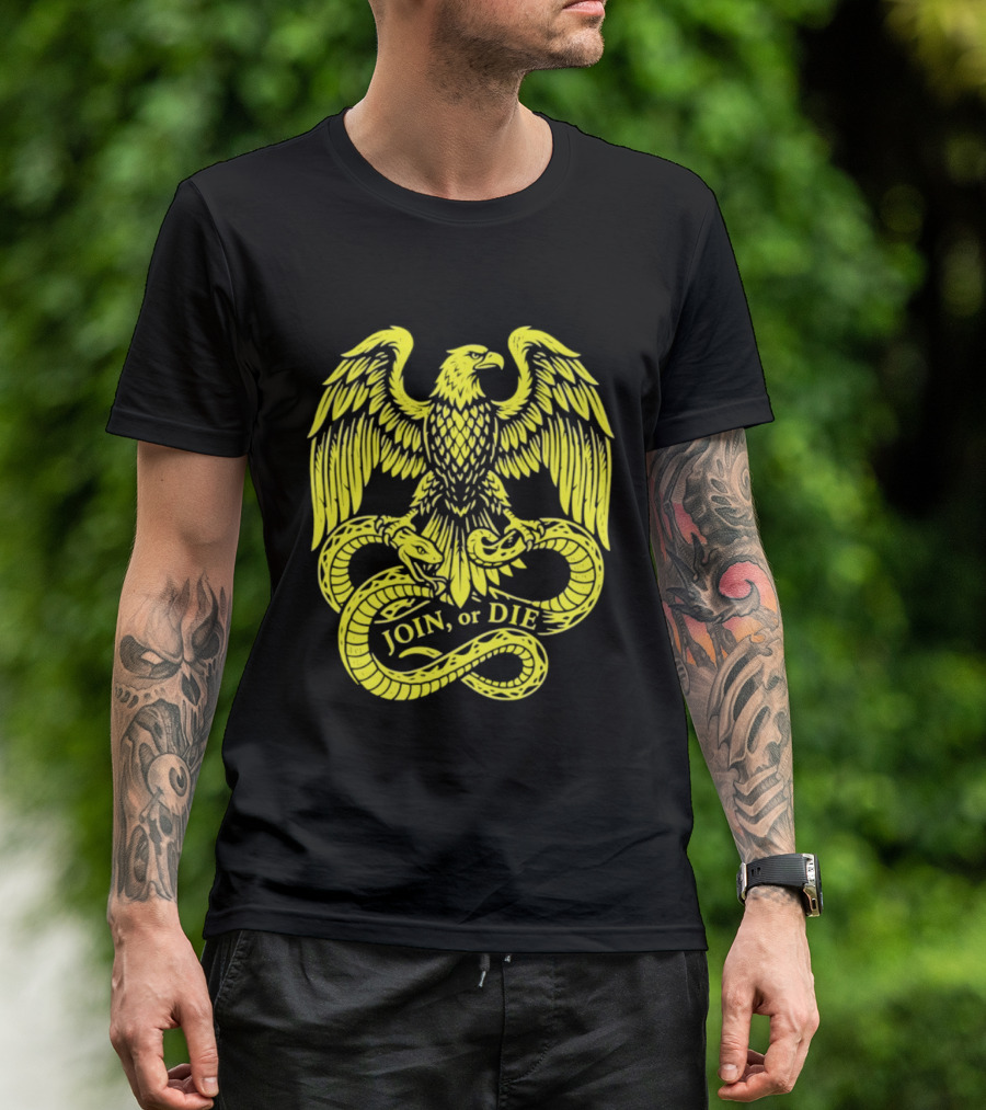 Join Or Die Eagle Snake T-Shirt