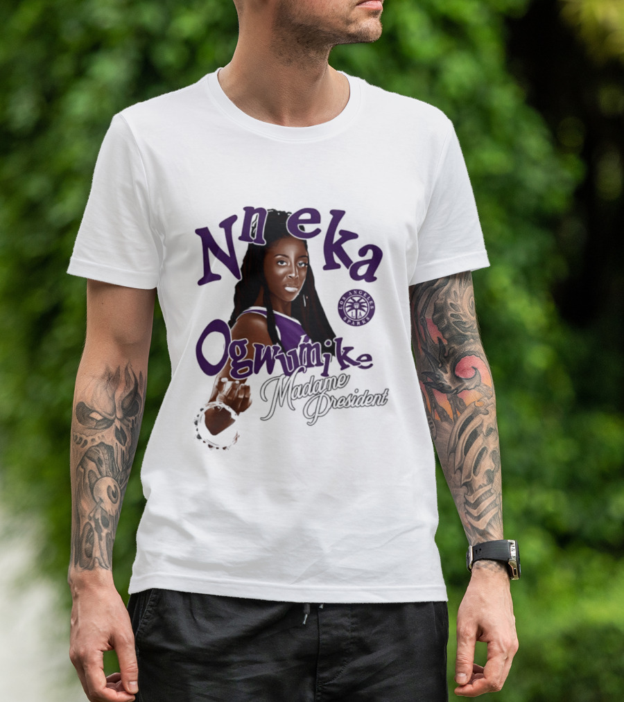 Nneka Ogwumike Madame President Los Angeles Sparks T-Shirt