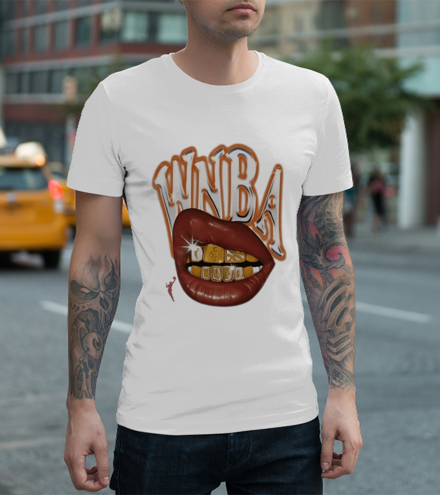 WNBA Grill Mouth Gold Teeth T-Shirt