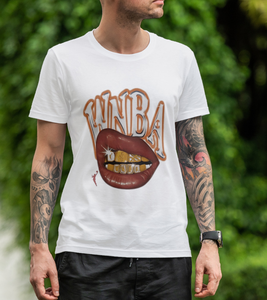 WNBA Grill Mouth Gold Teeth T-Shirt