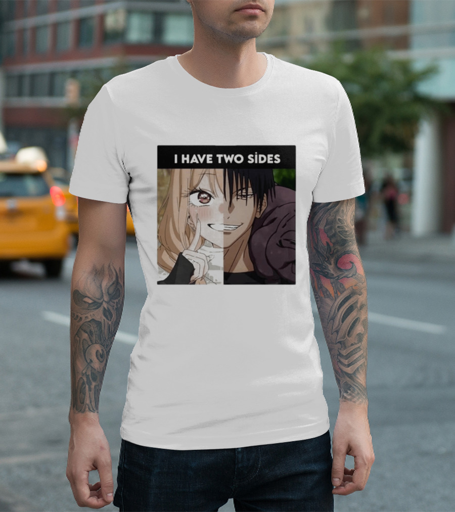 I Have Two Sides Toji Fushiguro And Marin Kitagawa Manga Characters T-Shirt