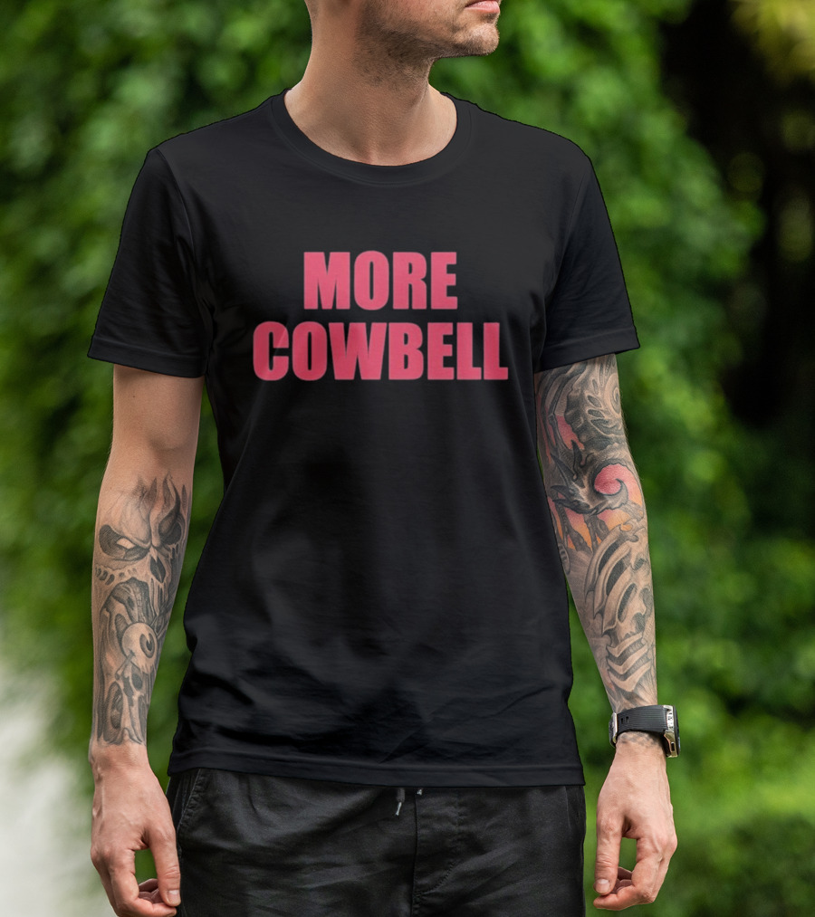 Mississippi State Bulldogs More Cowbell Football T-Shirt