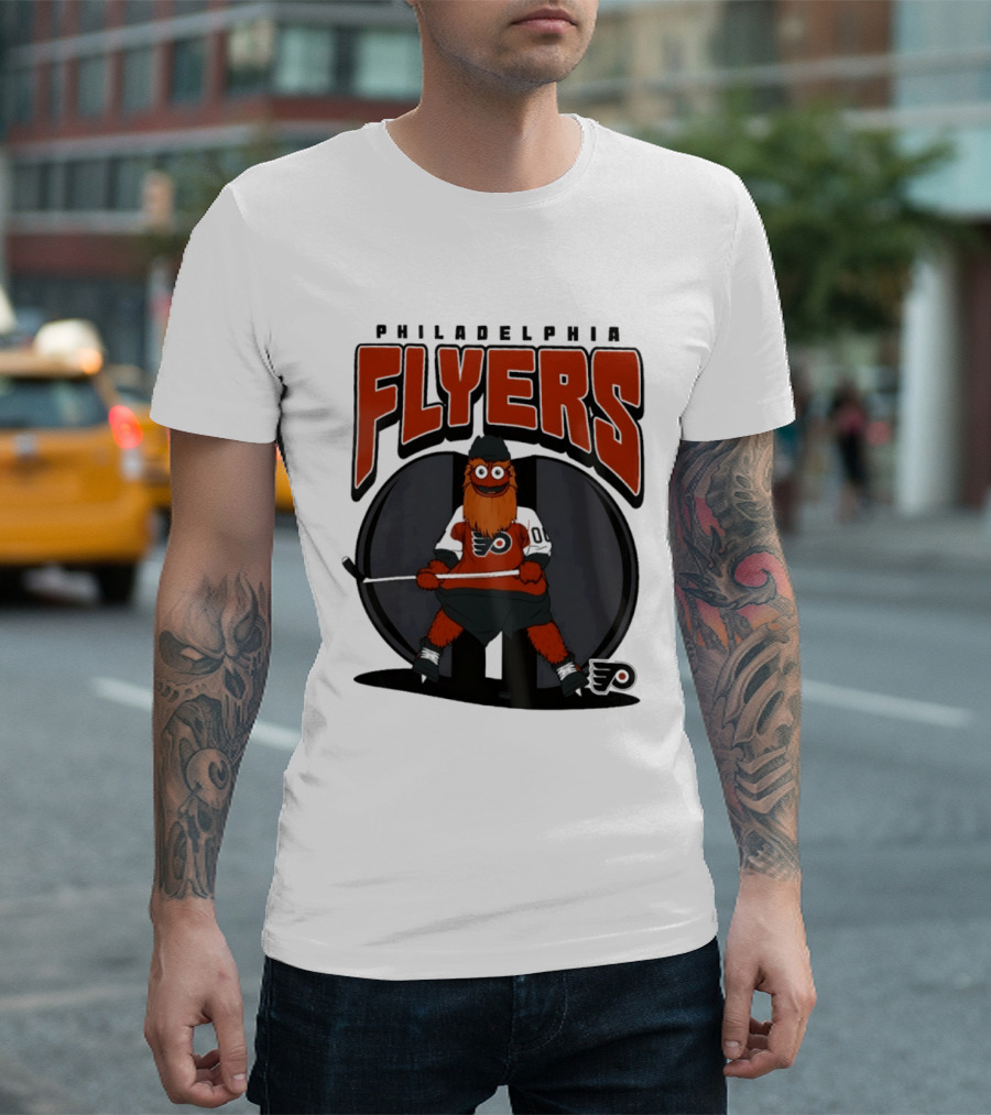Philadelphia Flyers Gritty Mania NHL 2026 Hockey Mascot Fan Gear T-Shirt