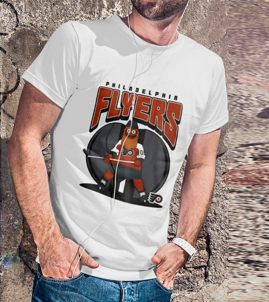 Philadelphia Flyers Gritty Mania NHL 2026 Hockey Mascot Fan Gear T-Shirt