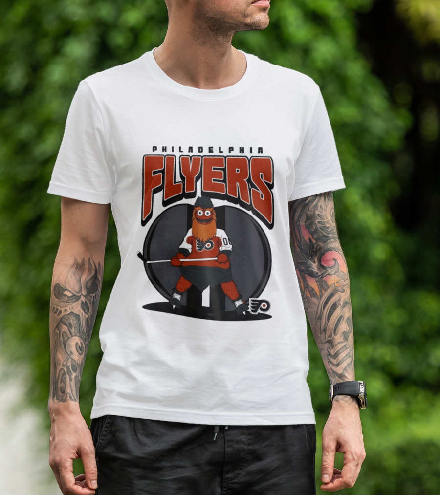 Philadelphia Flyers Gritty Mania NHL 2026 Hockey Mascot Fan Gear T-Shirt