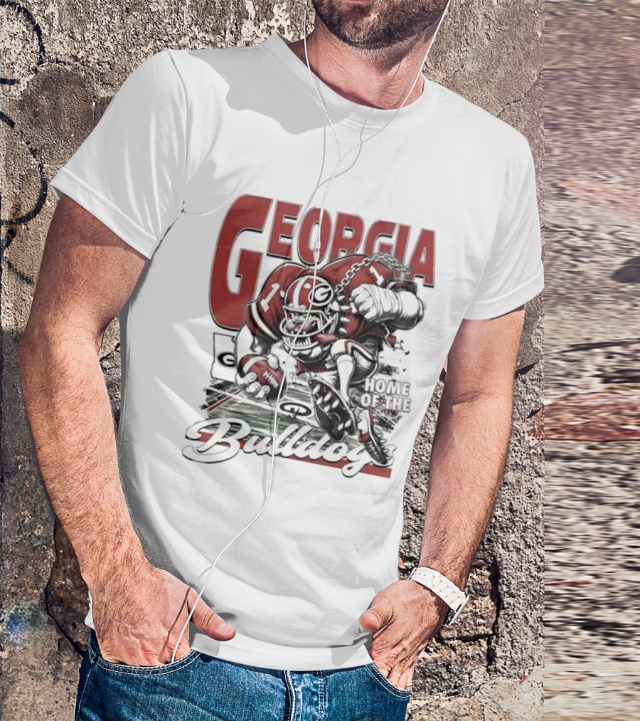 Georgia Bulldogs Home Of The Football Bulldogs T-Shirt