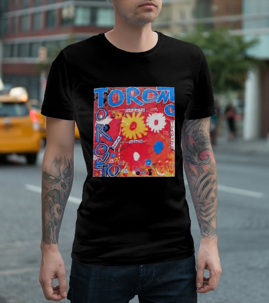 Dylan Cease Ago X Cease Eve Toronto Vibrant Floral T-Shirt