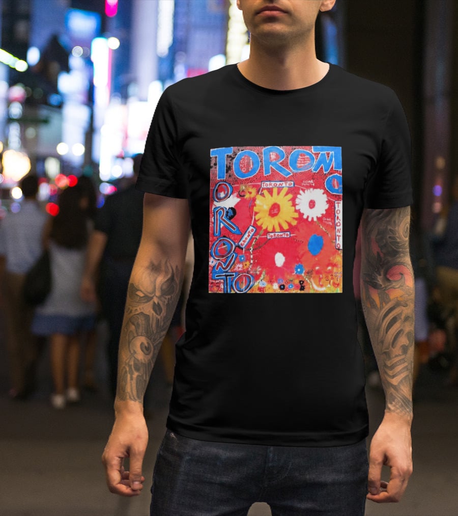 Dylan Cease Ago X Cease Eve Toronto Vibrant Floral T-Shirt