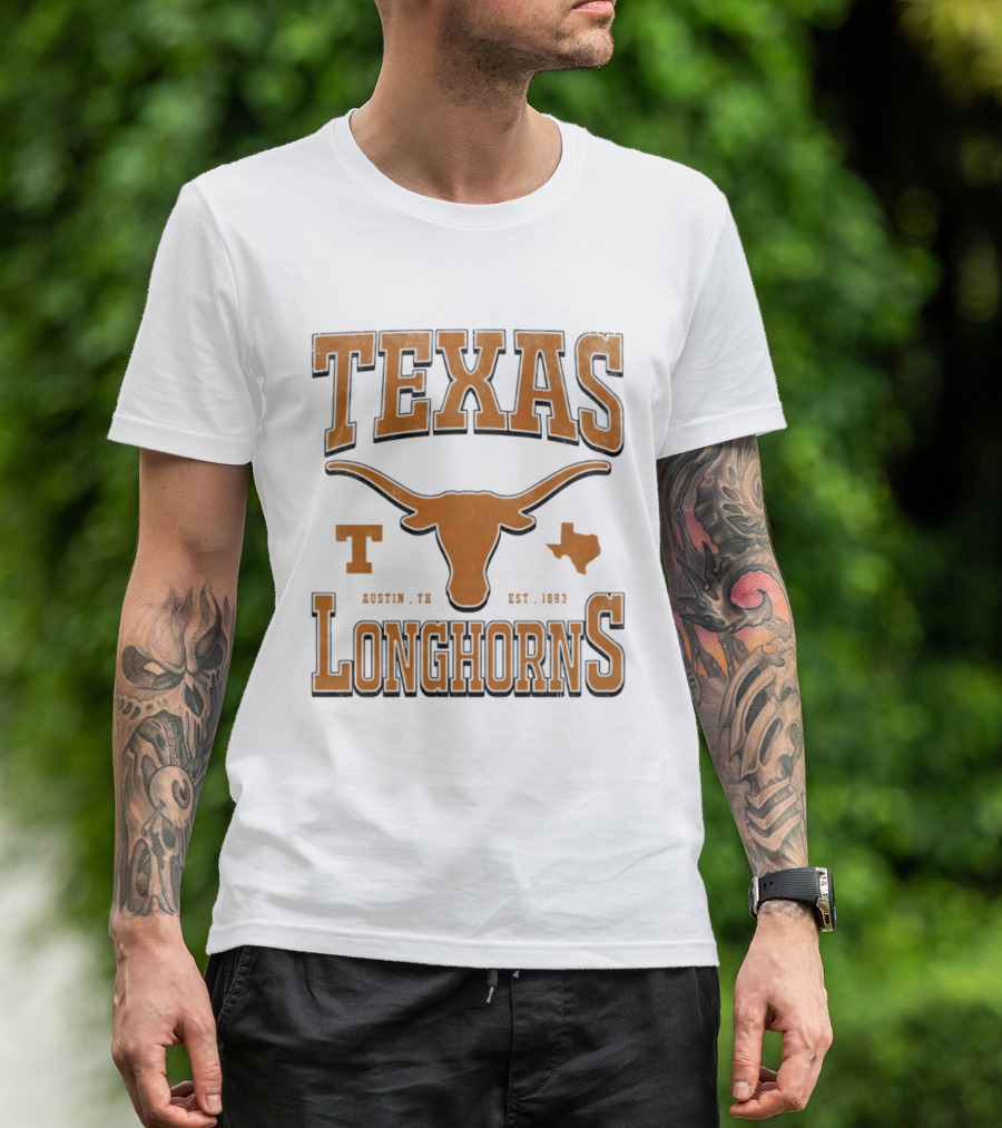 Texas Longhorns Austin TX Est 1883 Vintage Collegiate Spirit T-Shirt