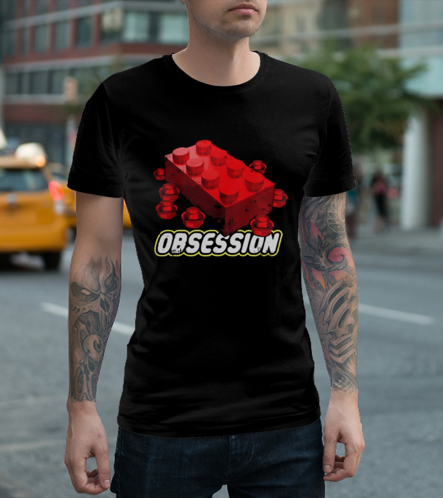 Obsession Red Building Block Toy T-Shirt