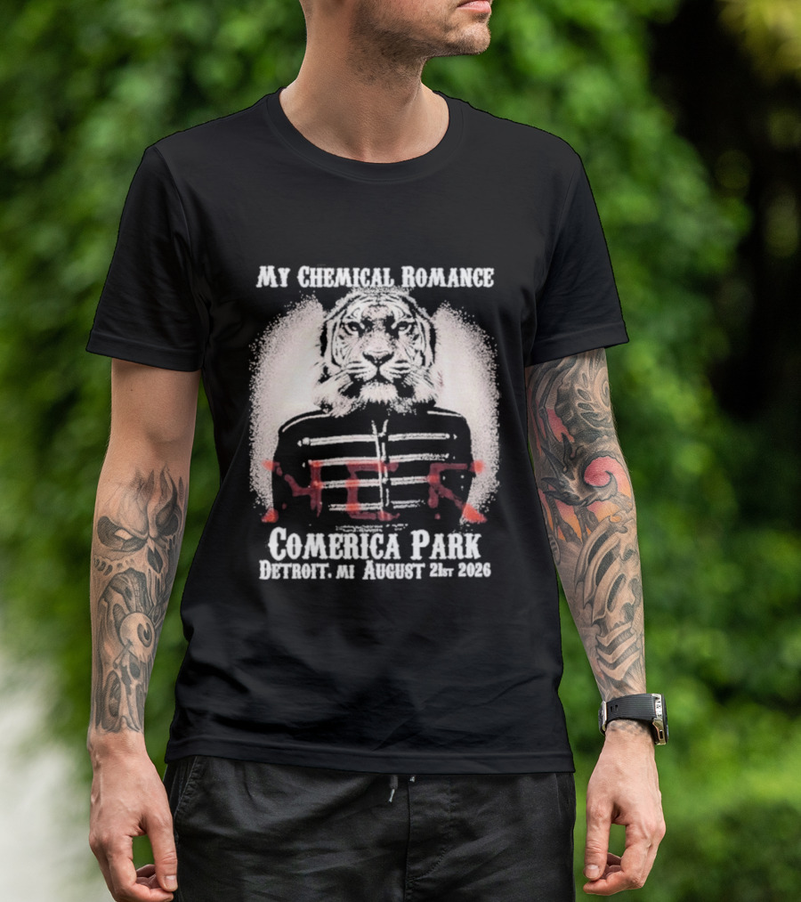 My Chemical Romance MCR Comerica Park Detroit MI August 21 2026 T-Shirt