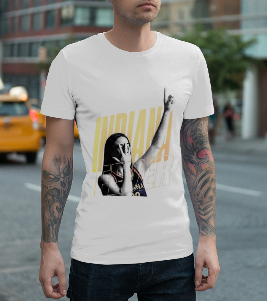 Indiana Fever Caitlin Clark Pointing Indiana Player Gesture T-Shirt