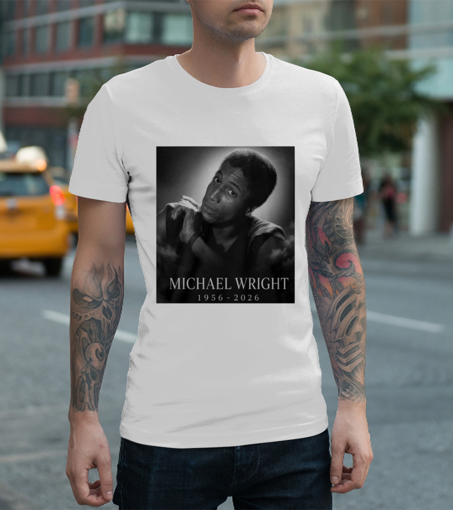 Michael Wright 1956 2026 Memoriam T-Shirt
