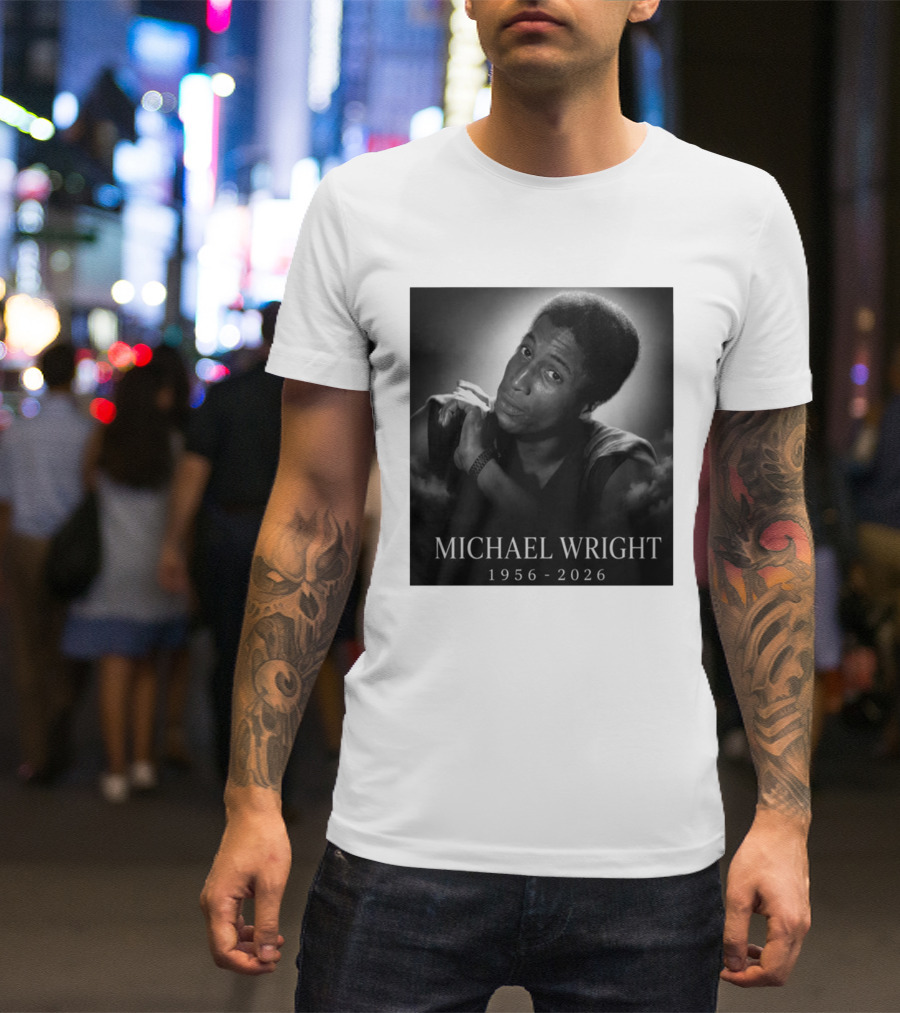 Michael Wright 1956 2026 Memoriam T-Shirt