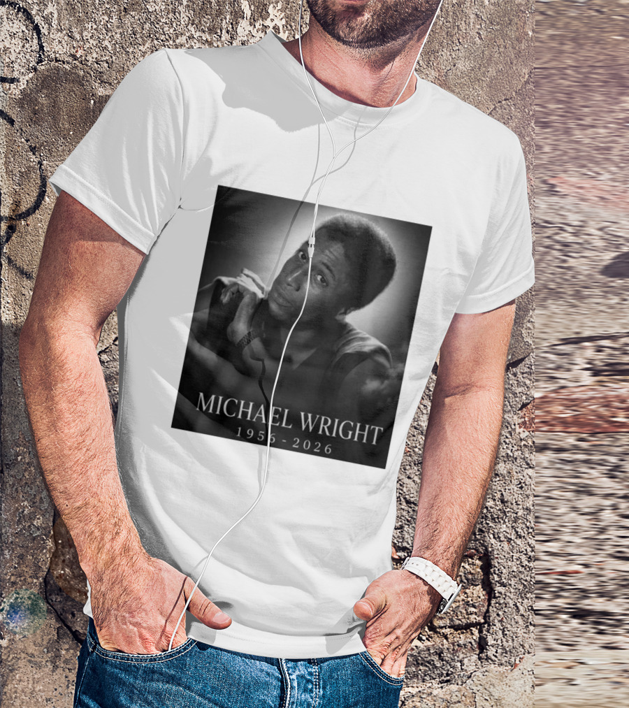 Michael Wright 1956 2026 Memoriam T-Shirt