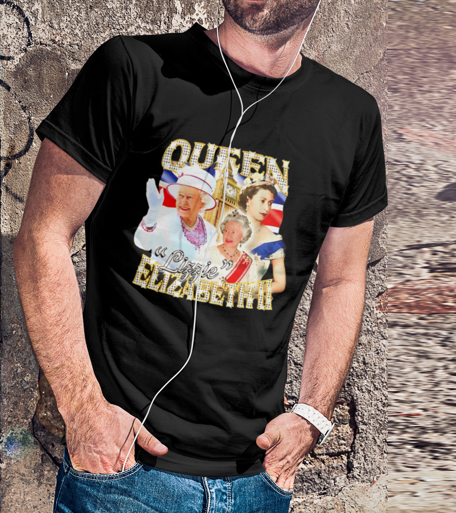 Queen Elizabeth II Lizzie 90s Bootleg Iconic Royal T-Shirt