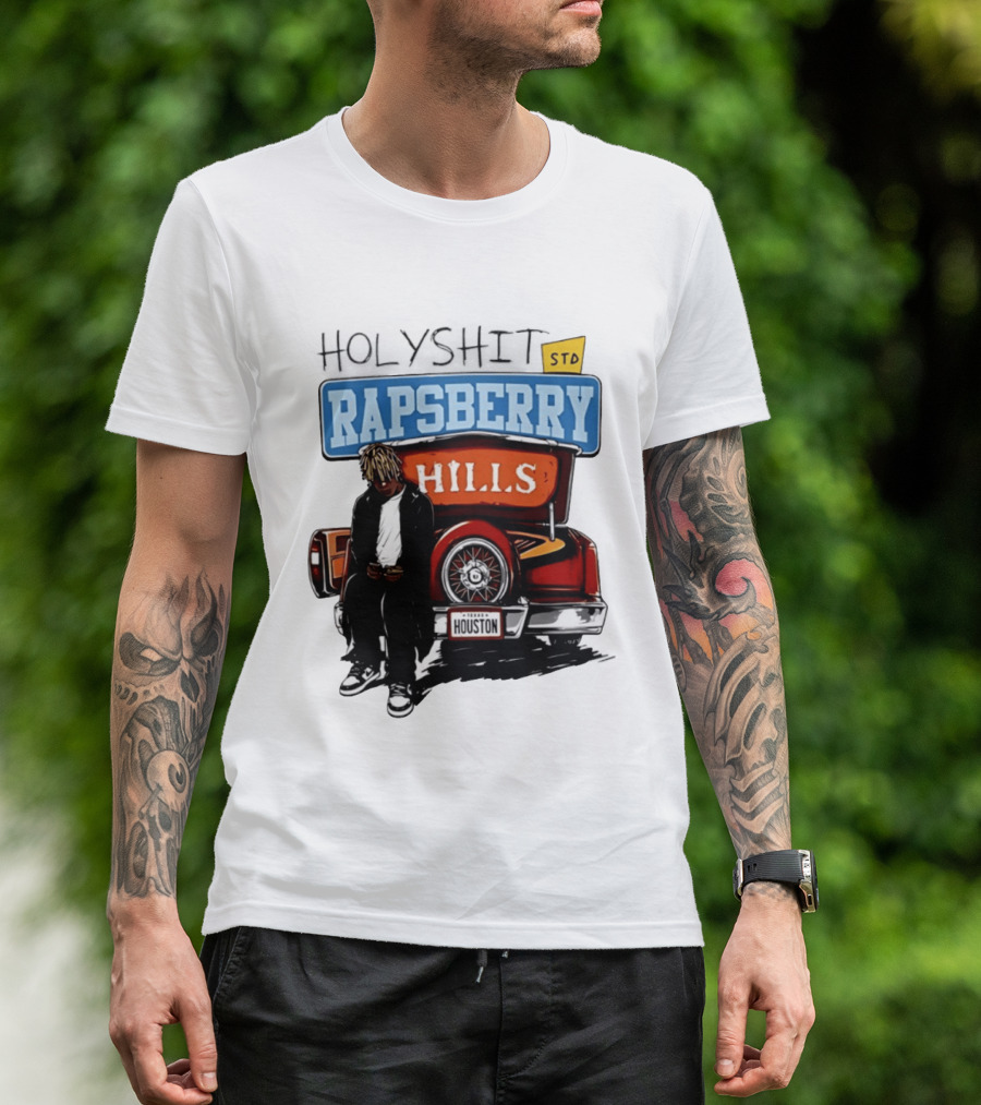 Holyshit Std Rapsberry Hills Houston Texas Car Scene T-Shirt