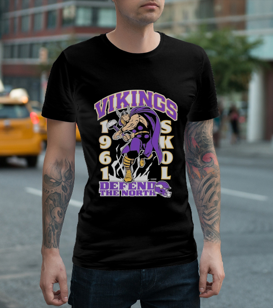 Vikings Defend The North Skol 1961 Minnesota T-Shirt