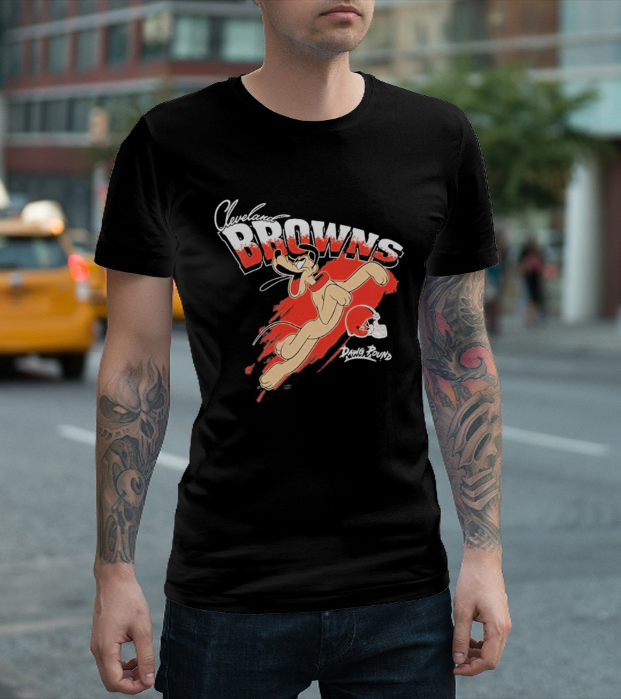Cleveland Browns Pluto Disney Character Collaboration 2026 T-Shirt
