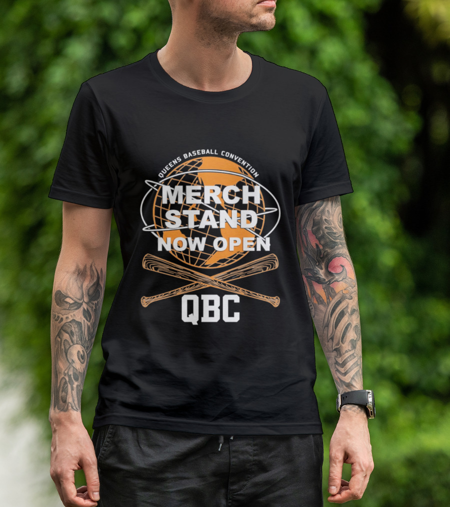 Queens Baseball Convention Merch Stand Now Open QBC T-Shirt
