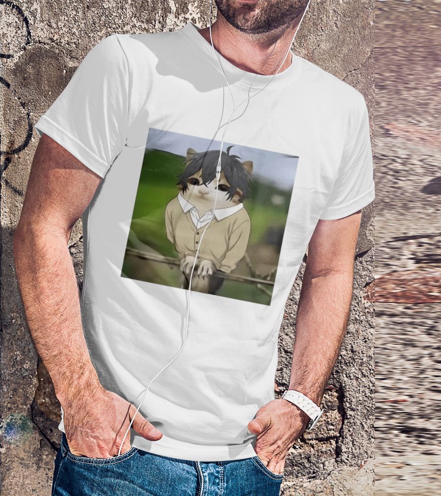 Horimeowls Miyamura Cat Owl Meme Anime Hybrid T-Shirt