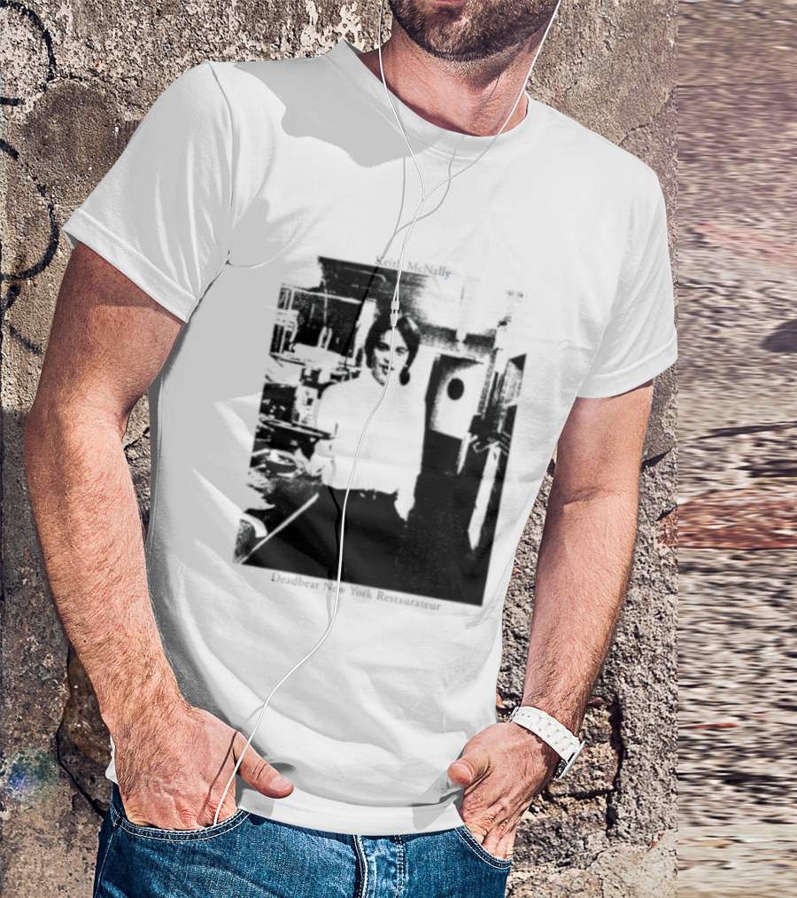 Keith McNally Dead Beat New York Restaurateur Black And White T-Shirt