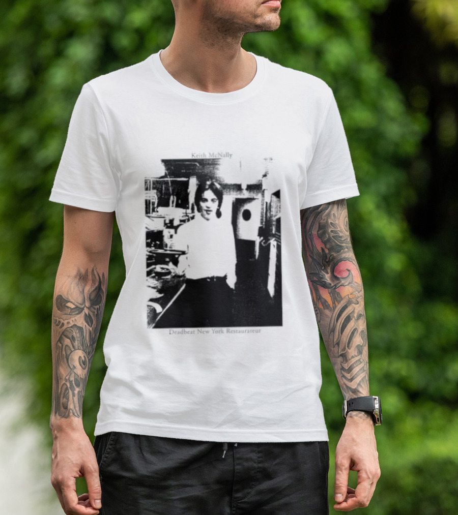 Keith McNally Dead Beat New York Restaurateur Black And White T-Shirt