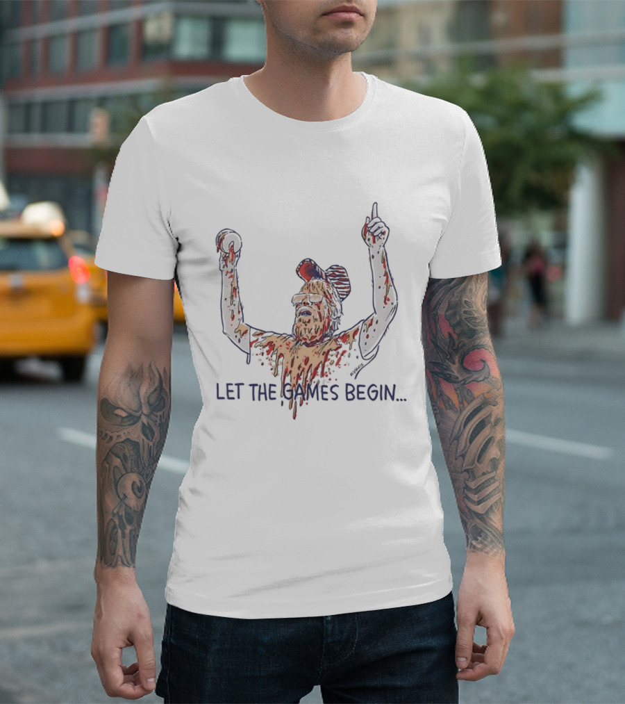 Let The Games Begin Buffalo Bills Football Fan Celebration T-Shirt