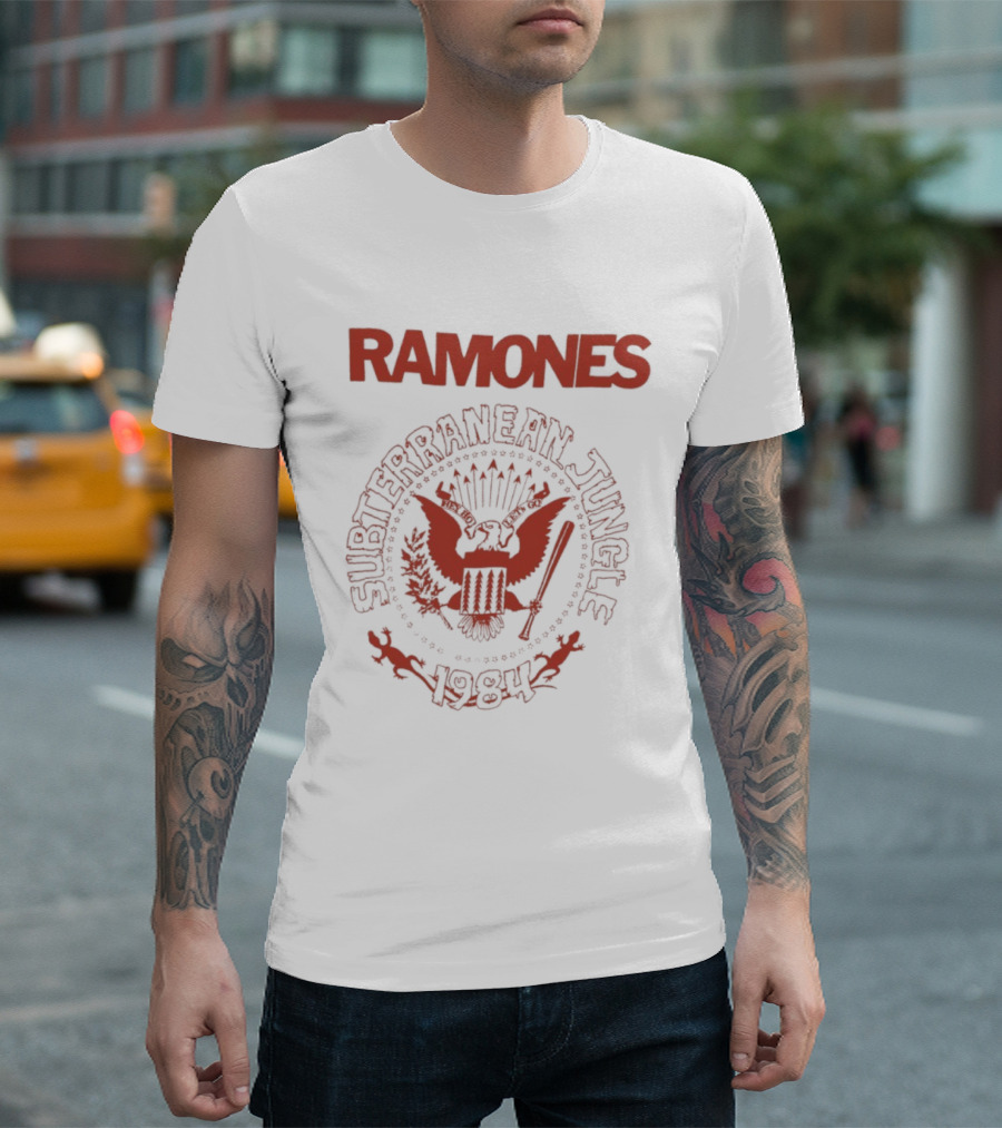 Ramones Subterranean Jungle 1984 Hey Ho Let's Go T-Shirt