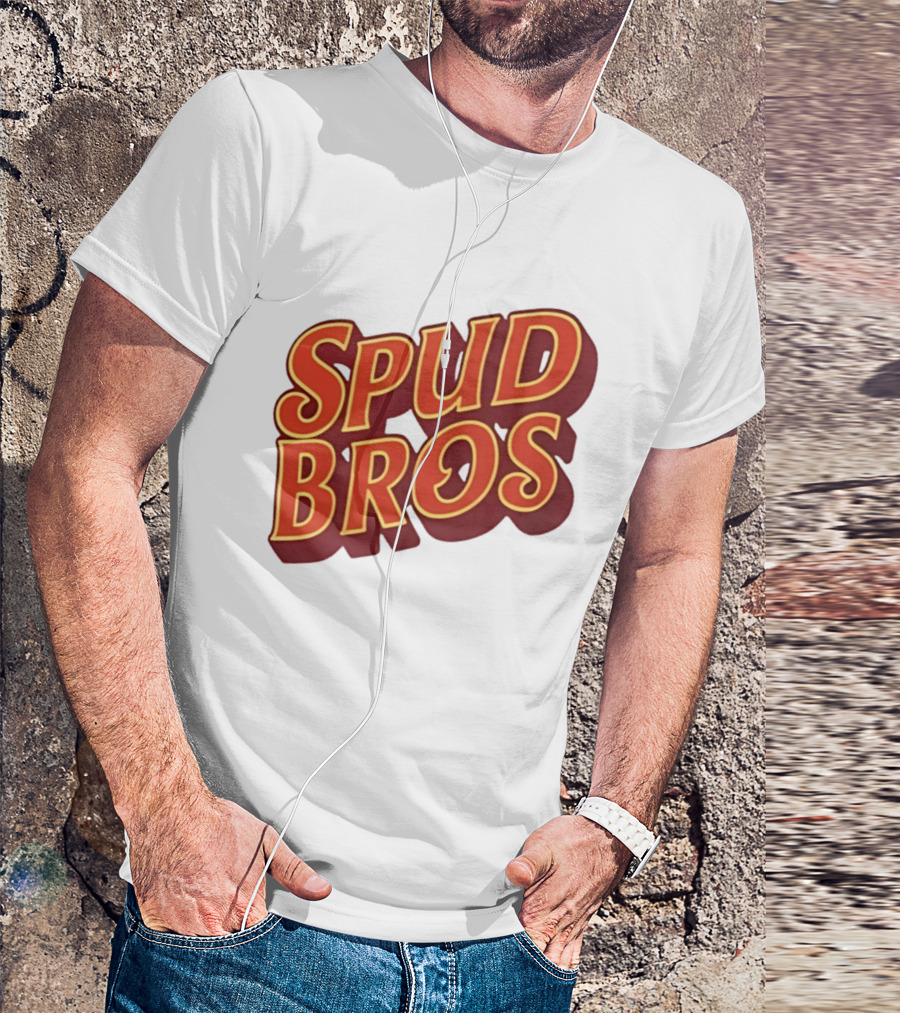 Spud Bros Joe Tessitore Playful Retro Font T-Shirt