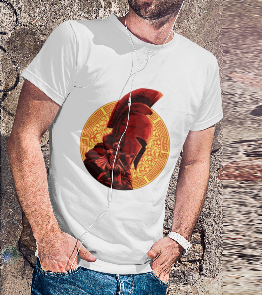 The Odyssey Spartan Warrior Archer Greek Helmet Mythology Heroic T-Shirt