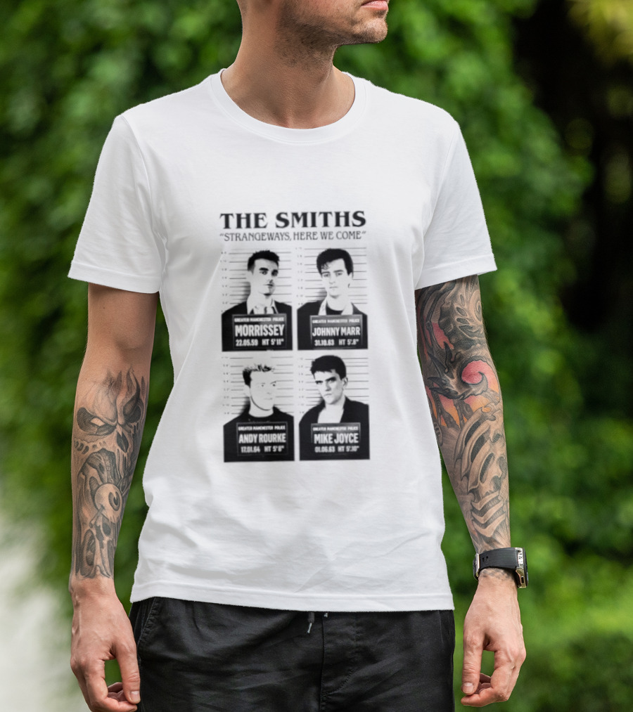 The Smiths Strangeways Here We Come Morrissey Johnny Marr Shots T-Shirt