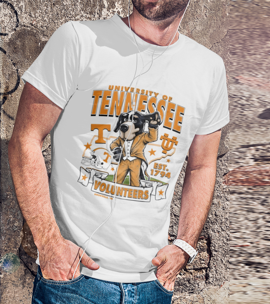 University Of Tennessee Volunteers Mascot Est 1794 Knoxville TN T-Shirt