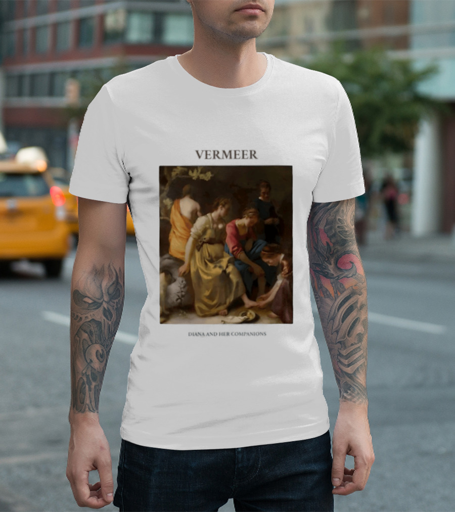 Vermeer Diana And Her Companions 1655 Gogh Company T-Shirt