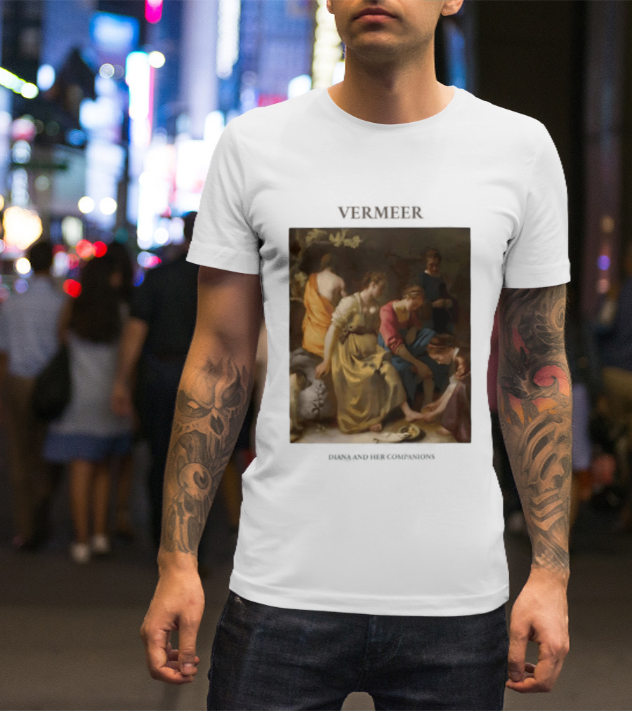 Vermeer Diana And Her Companions 1655 Gogh Company T-Shirt