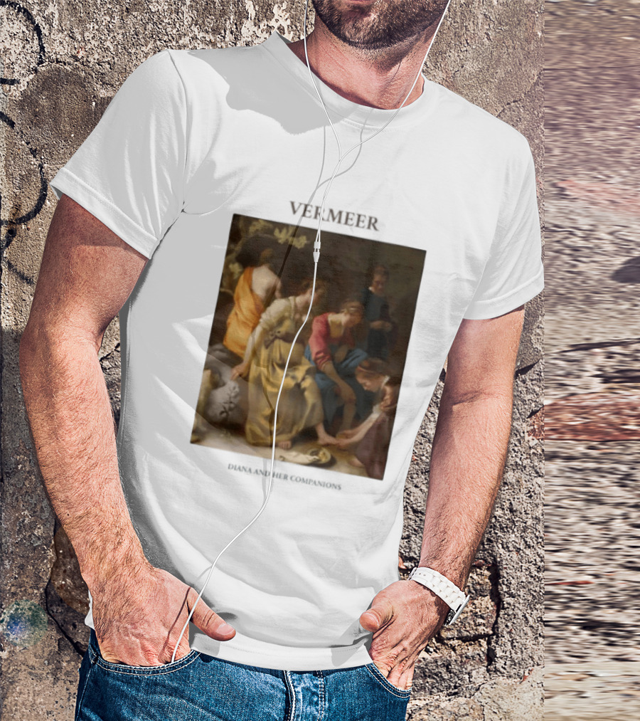 Vermeer Diana And Her Companions 1655 Gogh Company T-Shirt