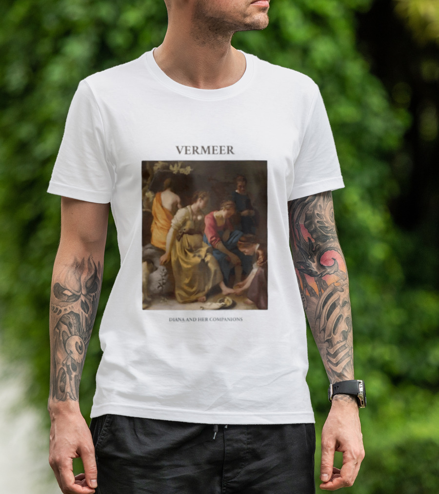 Vermeer Diana And Her Companions 1655 Gogh Company T-Shirt