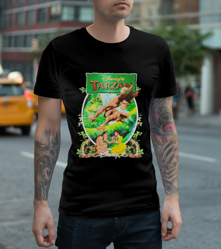 Disney's Tarzan Jungle Adventure Jane Animation Scene T-Shirt