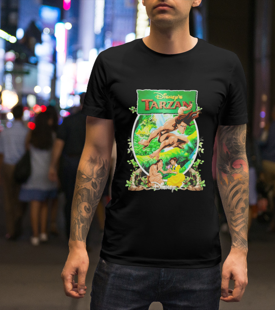 Disney's Tarzan Jungle Adventure Jane Animation Scene T-Shirt