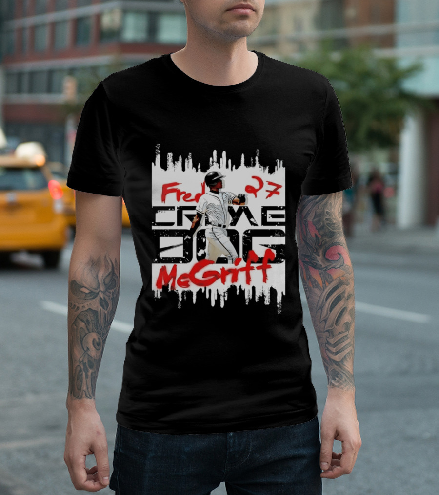 Fred McGriff 27 Atlanta Braves Baseball Player T-Shirt