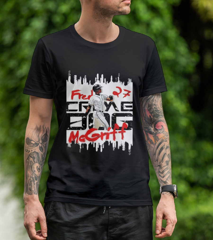 Fred McGriff 27 Atlanta Braves Baseball Player T-Shirt