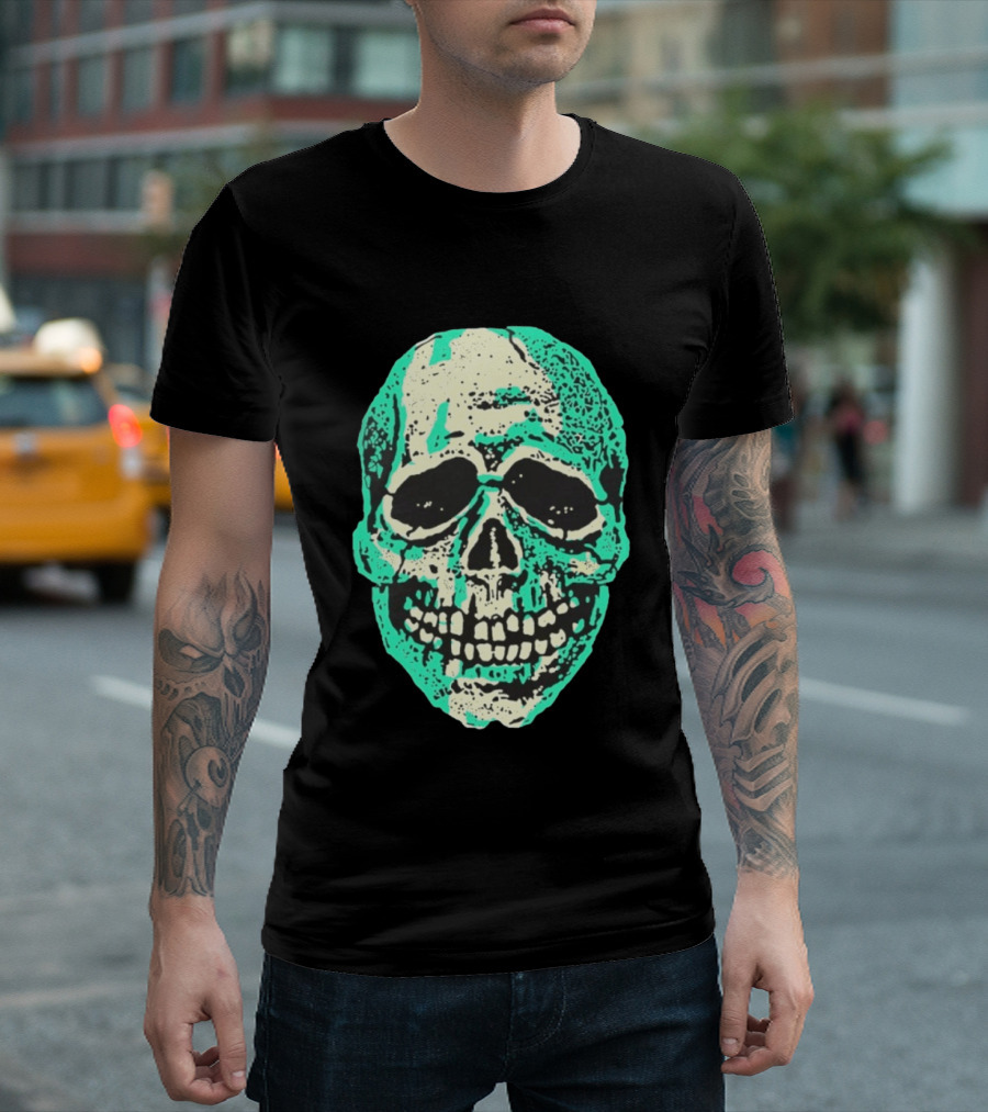Halloween Trio Skull Spooky Gothic T-Shirt