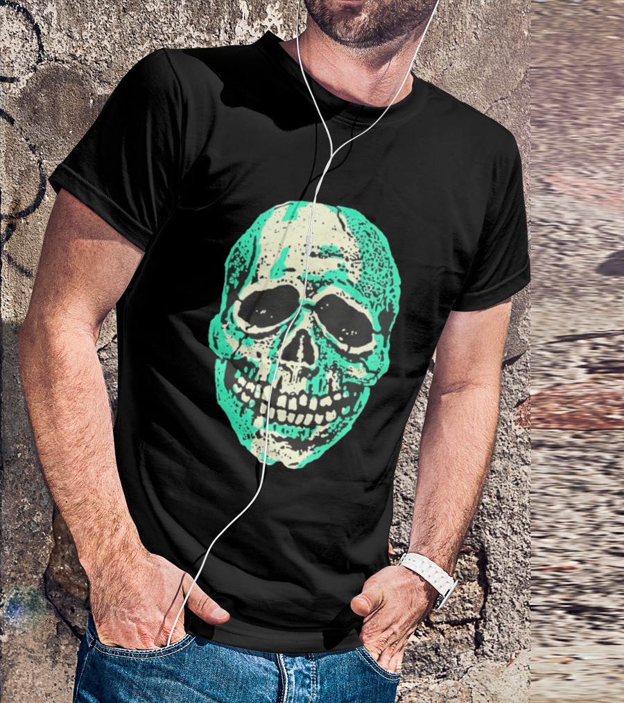 Halloween Trio Skull Spooky Gothic T-Shirt