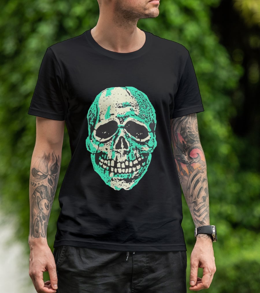 Halloween Trio Skull Spooky Gothic T-Shirt