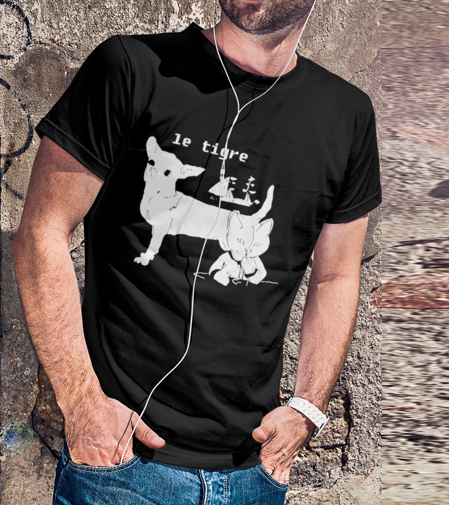 Le Tigre Chihuahua Cat Ship Kathleen Hanna T-Shirt