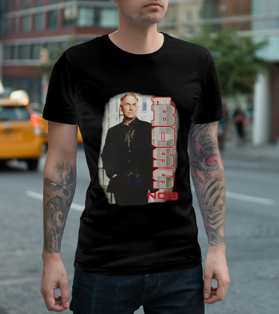 Mark Harmon The Boss NCIS Leroy Jethro Gibbs T-Shirt
