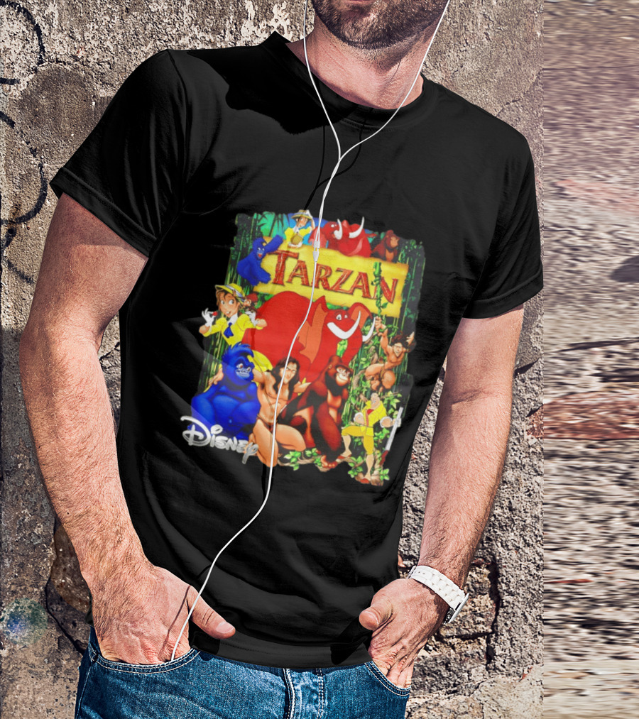 Disney Tarzan Characters Jane Porter Terk Adventure T-Shirt